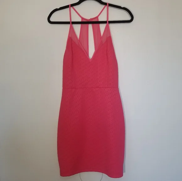 ASTR Pink Cocktail Dress Size Medium - Picture 1 of 9